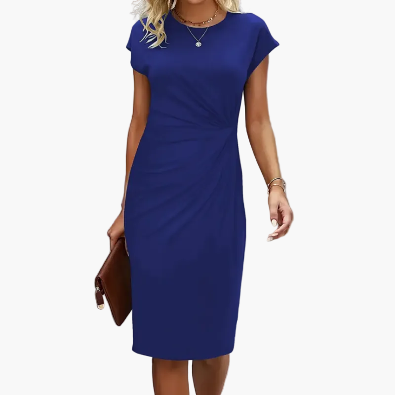Damklänning Elegant Kontorsstil Midi Business och Fest