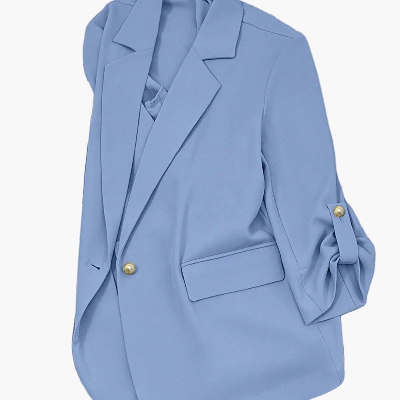 Dam Blazer Casual Vår/Sommar Kavaj med Enkelknäppning och Modern Design