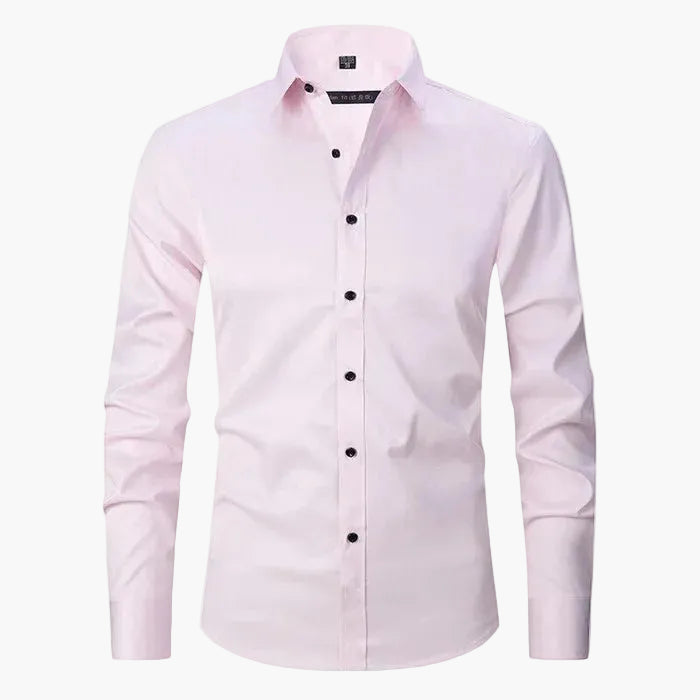 Herrskjorta Slim Fit – Business & Smart Casual, Elegant Skjorta för Arbete och Fest