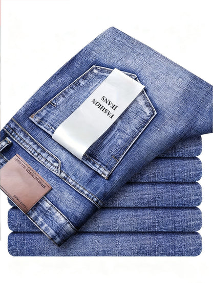 Herr Jeans Slim Fit Vardagsbyxa Modern Stil Weekend Casual