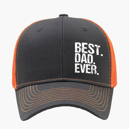 Herrkeps truckermodell med text – Best Dad Ever – Perfekt present till pappa