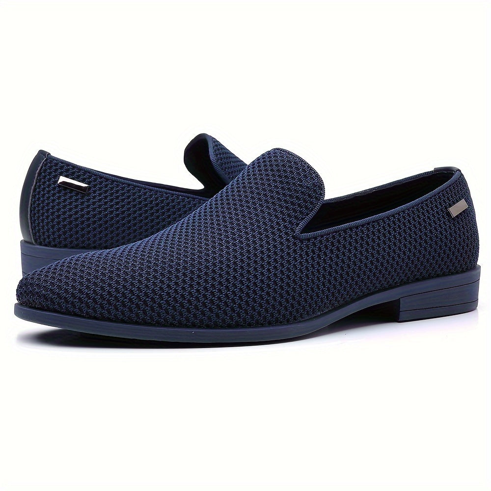 Herr Slip-On Formella Skor för Bröllop och Kontor – Elegant och Bekväm Stil