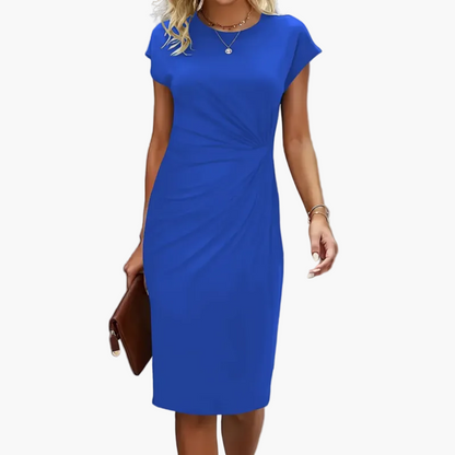 Damklänning Elegant Kontorsstil Midi Business och Fest
