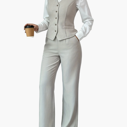 Damkostym Elegant Västdress för Kontor och Vardag