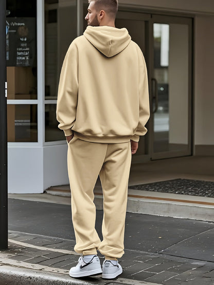 Herrset Hoodie och Joggingbyxor Milano Italy – Sportig och Trendig Fritidsdräkt