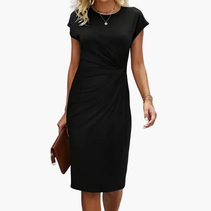 Damklänning Elegant Kontorsstil Midi Business och Fest