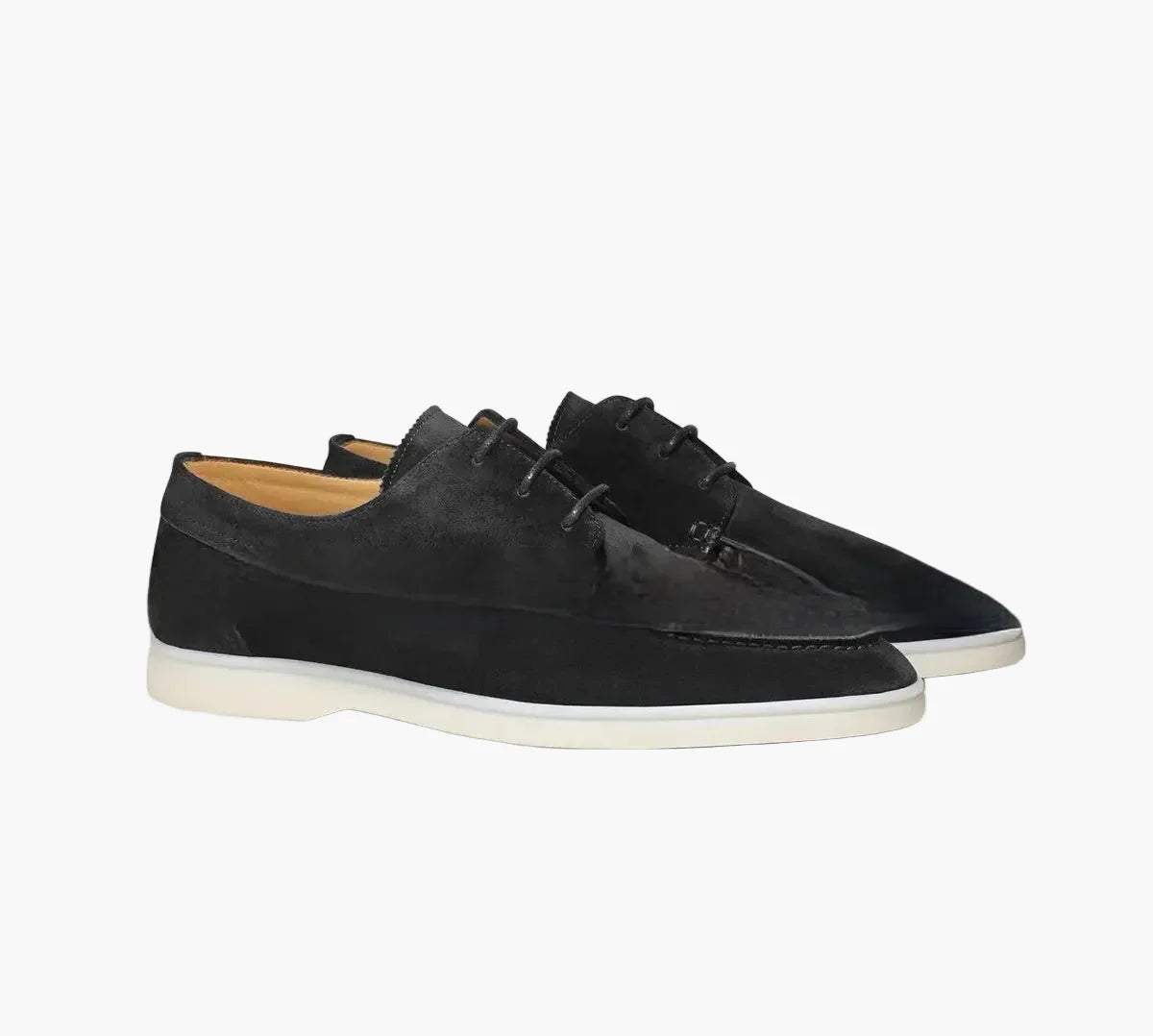 Herrskor klassiska snörade loafers för både vardag och fest