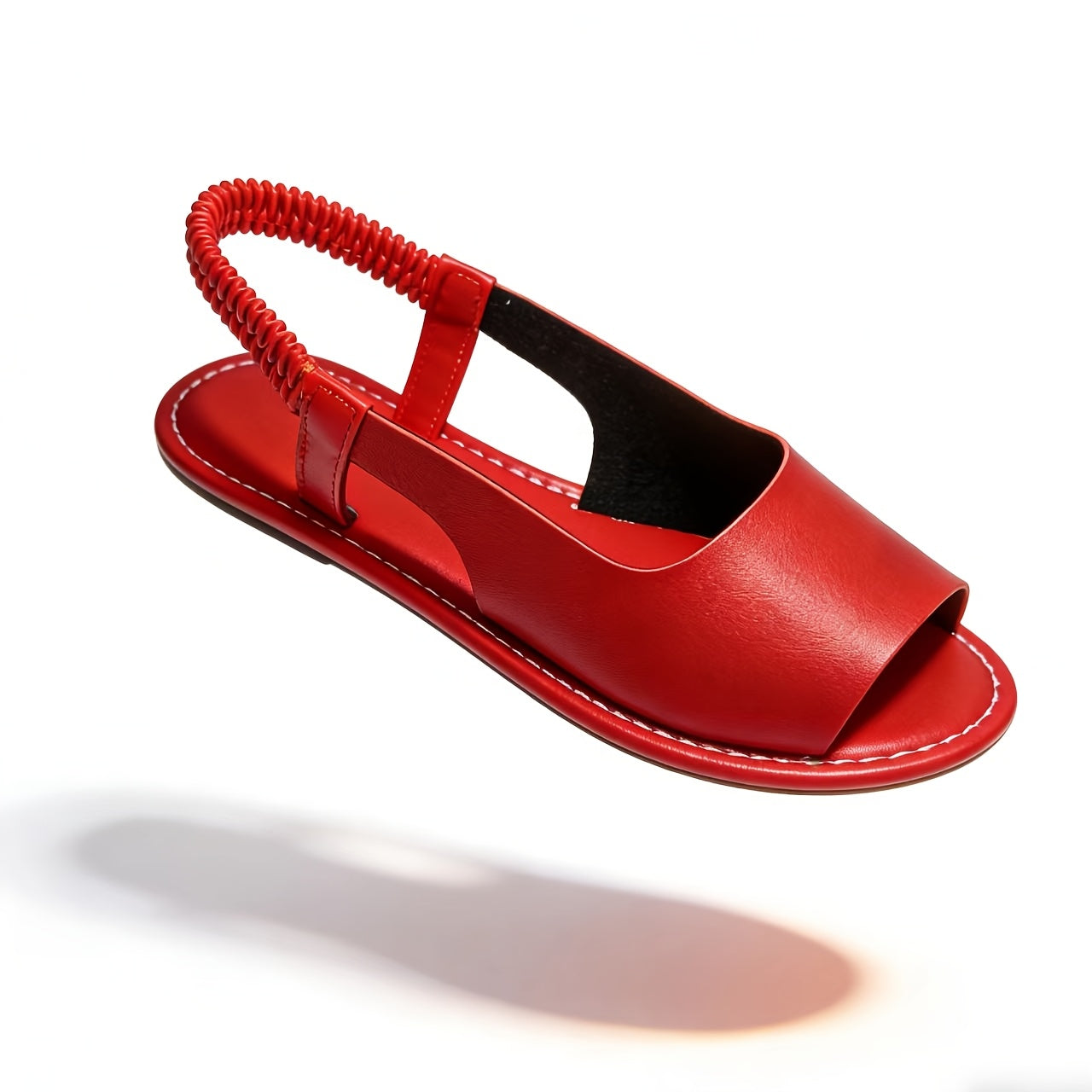 Dam Sandaler med Flätad Häl för Vardagsbruk - Bekväma Slingbacks för Sommar och Fritid