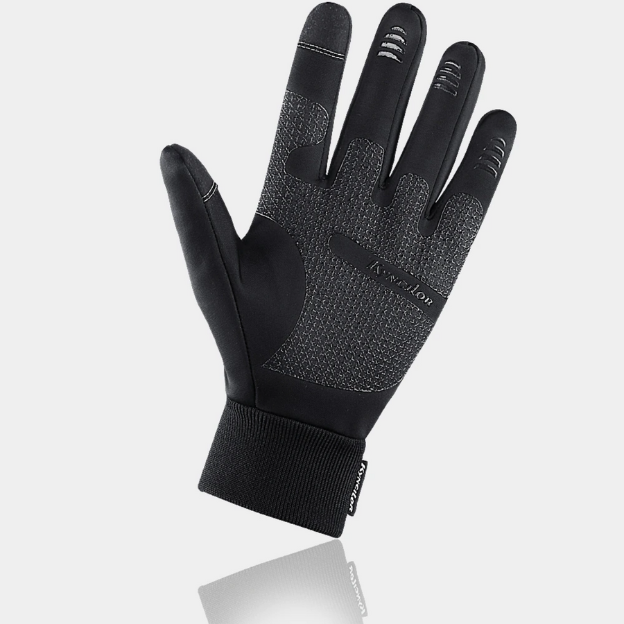 Vinterhandskar med Touchskärmsfunktion och Halkskydd, Svart