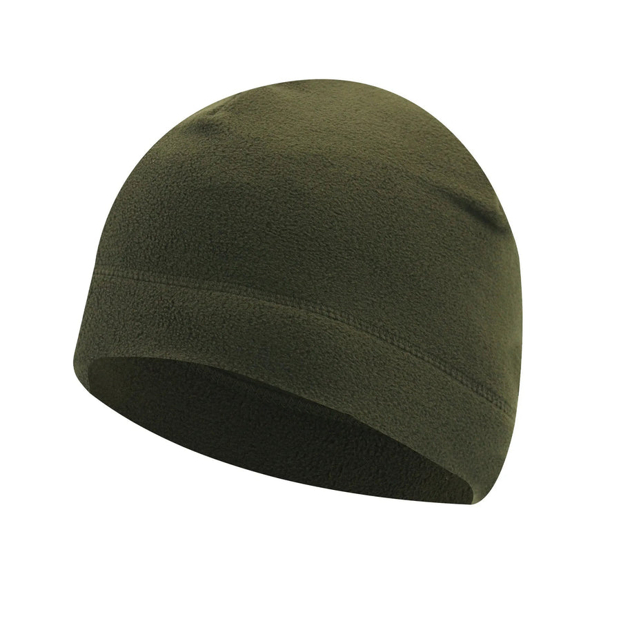 Fleece Beanie Mössa, Varm, Mjuk, Enkelfärgad