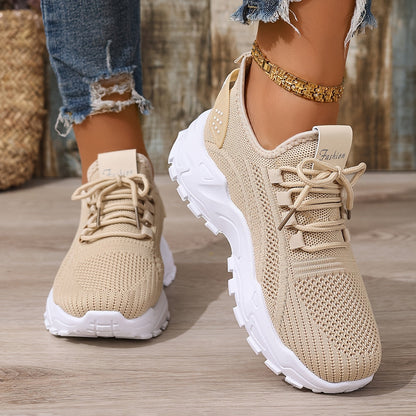 Dam Sneakers Sportig Stil Löparskor för Vardagsbruk och Träning