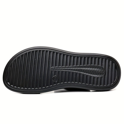 Herrsandaler för vardag och fritid – Sportig design, öppen tå, bekväma slip-on