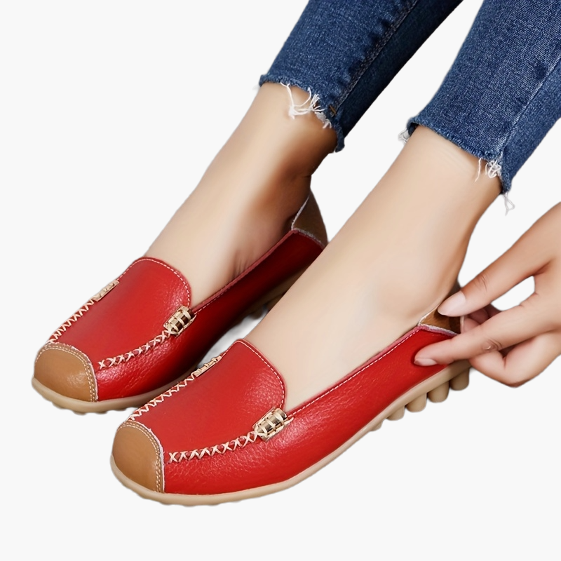 Dam Loafers Casual Komfort Skor Slip-on Vardag Eleganta Promenadskor