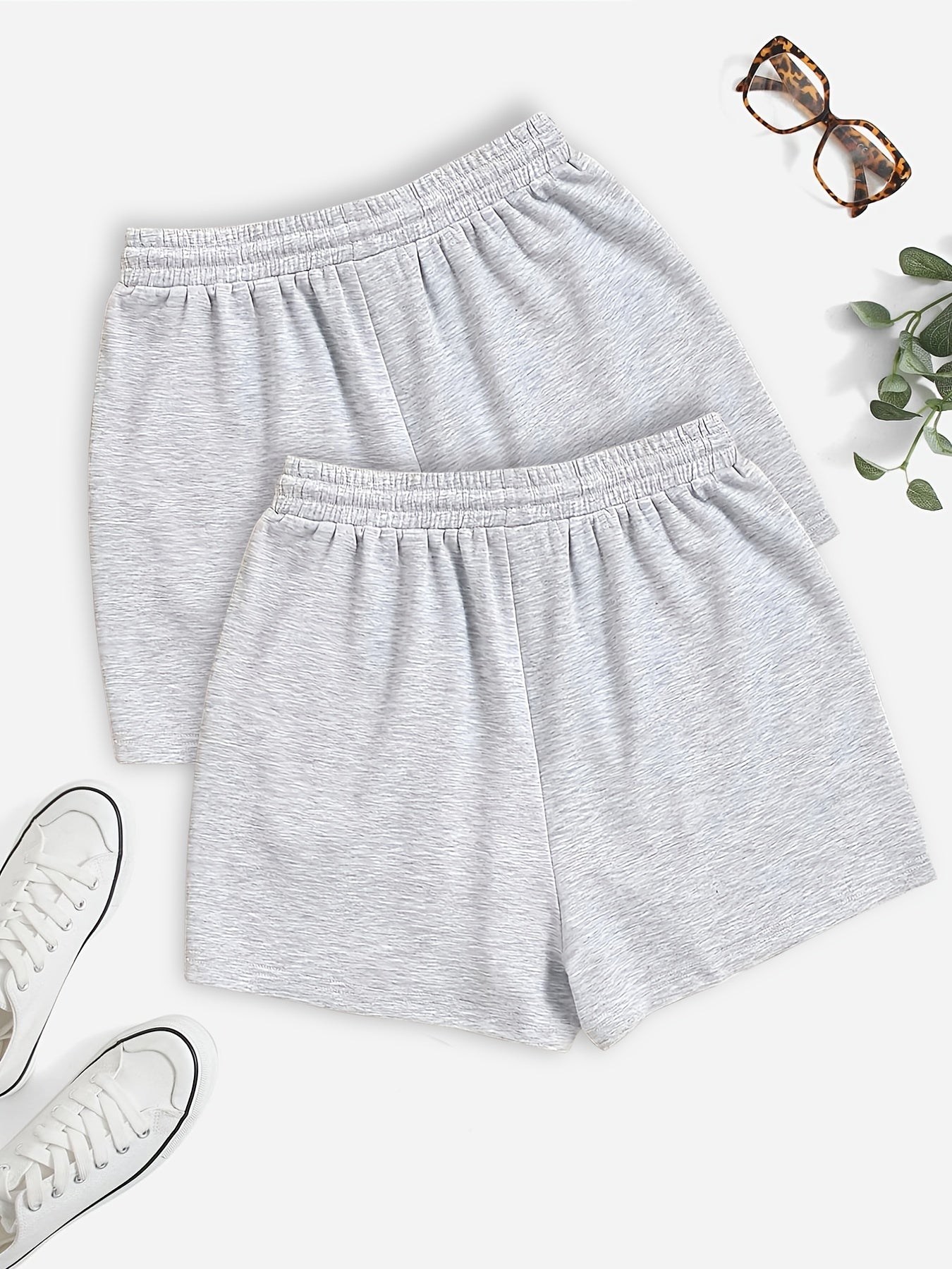 Damshorts för vardag och träning – Avslappnad passform med dragsko