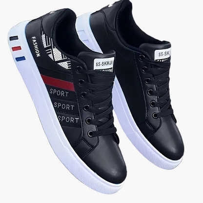 Herr Sneakers Sportiga Vardagsskor med Låg Profil - Trendig och Bekväm för Fritid och Stadsliv