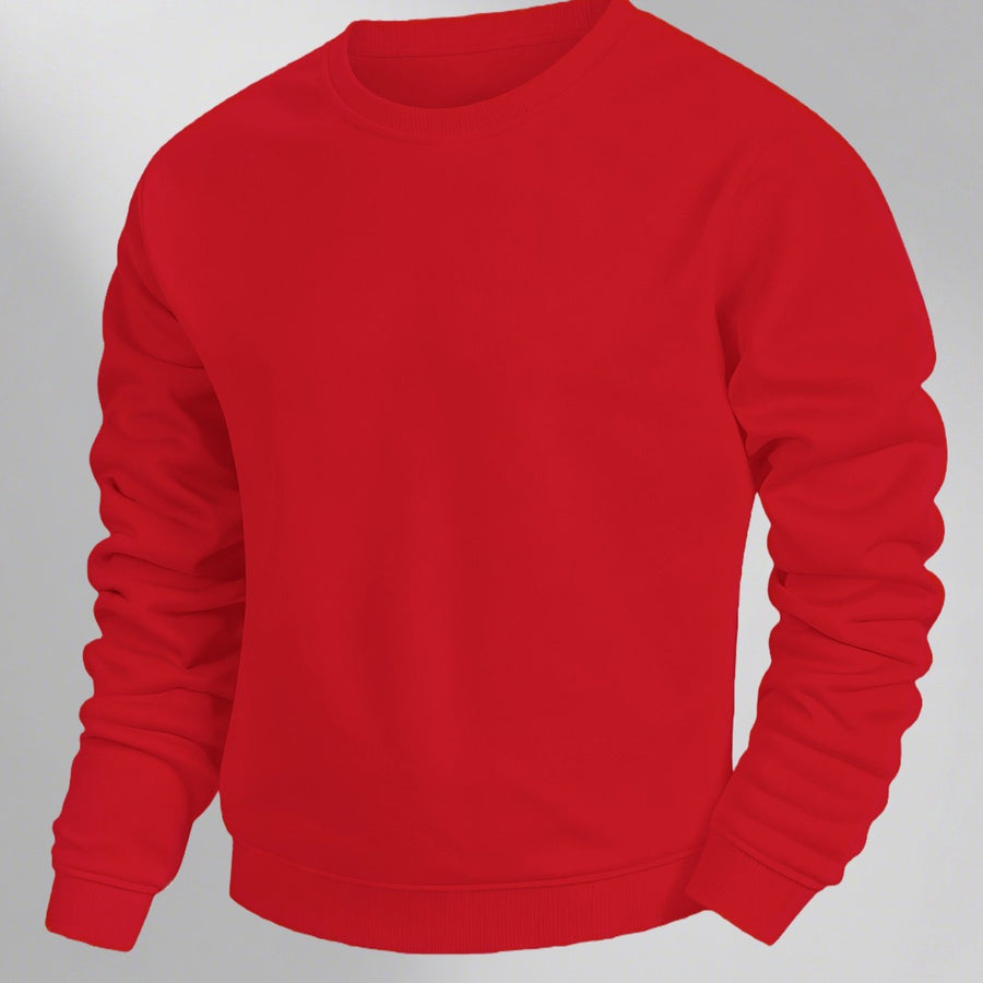 Men's Classic Crewneck Pullover Sweatshirt