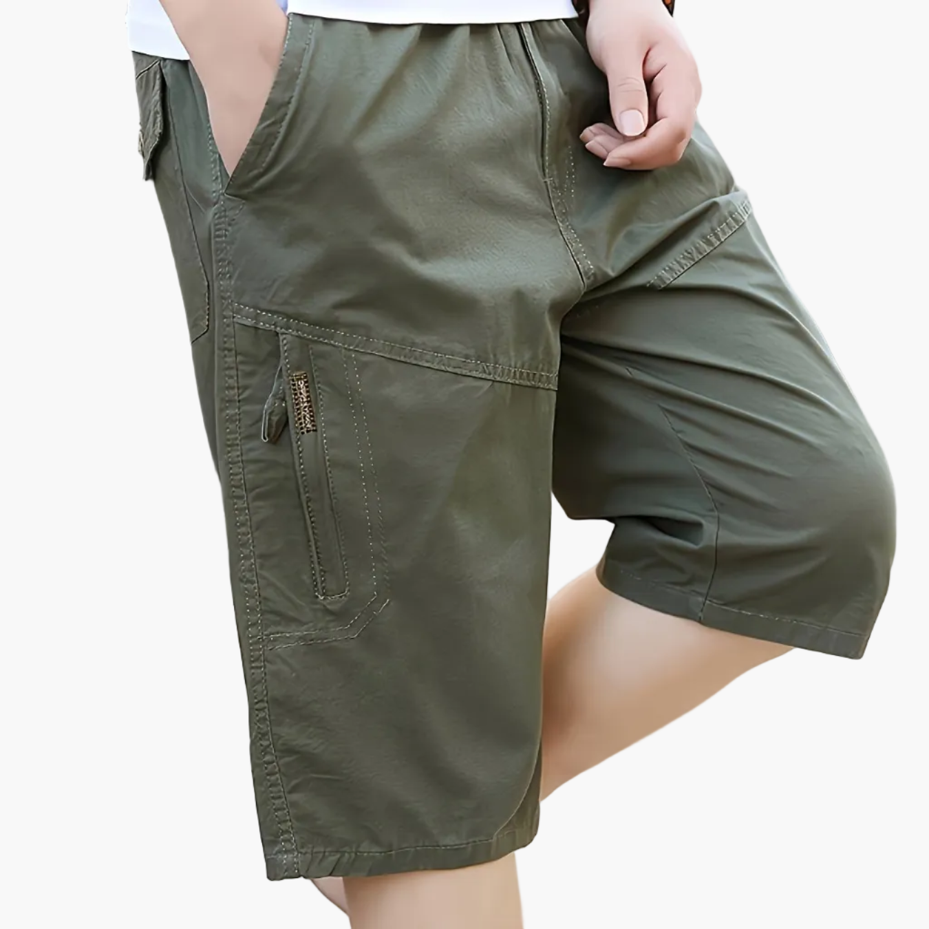 Herr Bermuda Shorts för Utomhus och Vardag, Ledig Stil