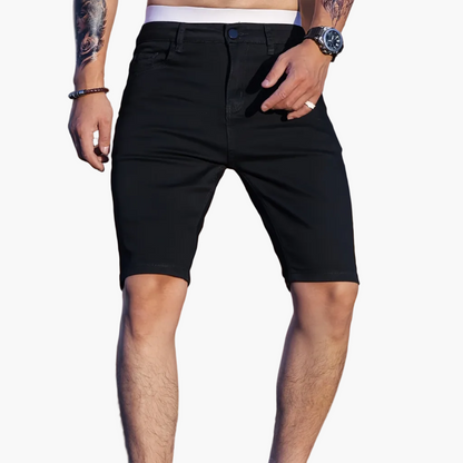 Herr Bermudashorts Skinny Jeans – Trendiga Kortbyxor för Sommar och Fritid