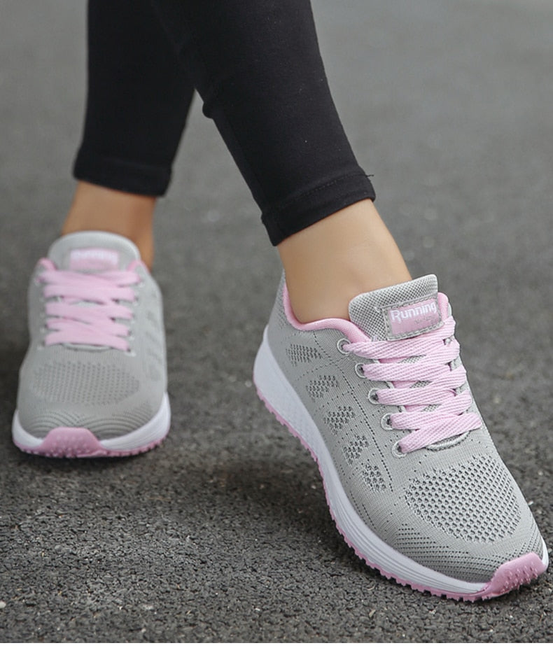Dam Sneakers Sportiga Vardagsskor för Aktiva Kvinnor