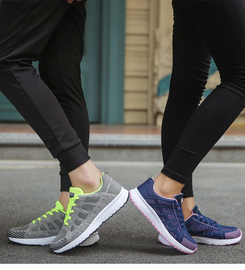Dam Sneakers Sportiga Vardagsskor för Aktiva Kvinnor