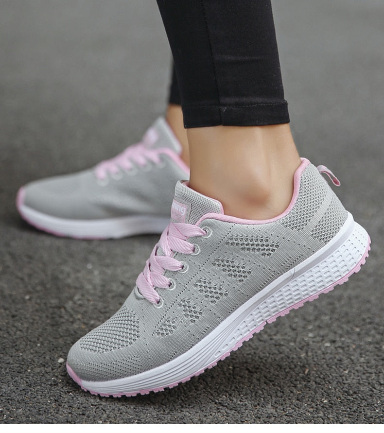 Dam Sneakers Sportiga Vardagsskor för Aktiva Kvinnor