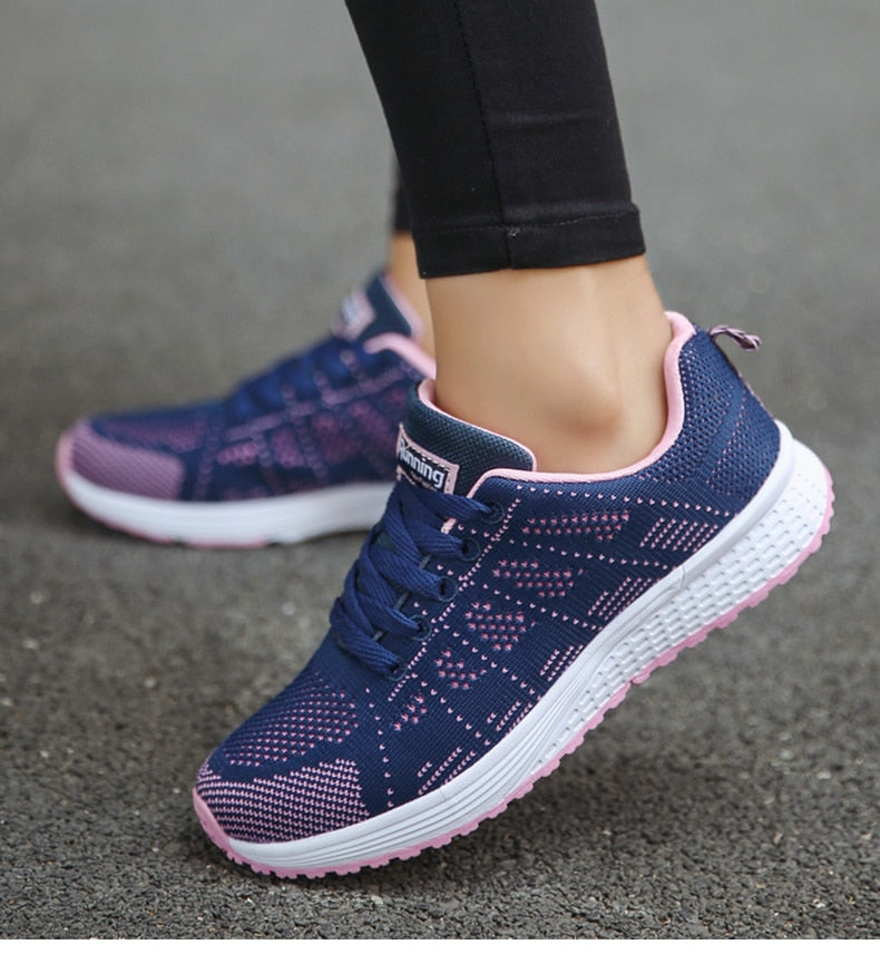 Dam Sneakers Sportiga Vardagsskor för Aktiva Kvinnor