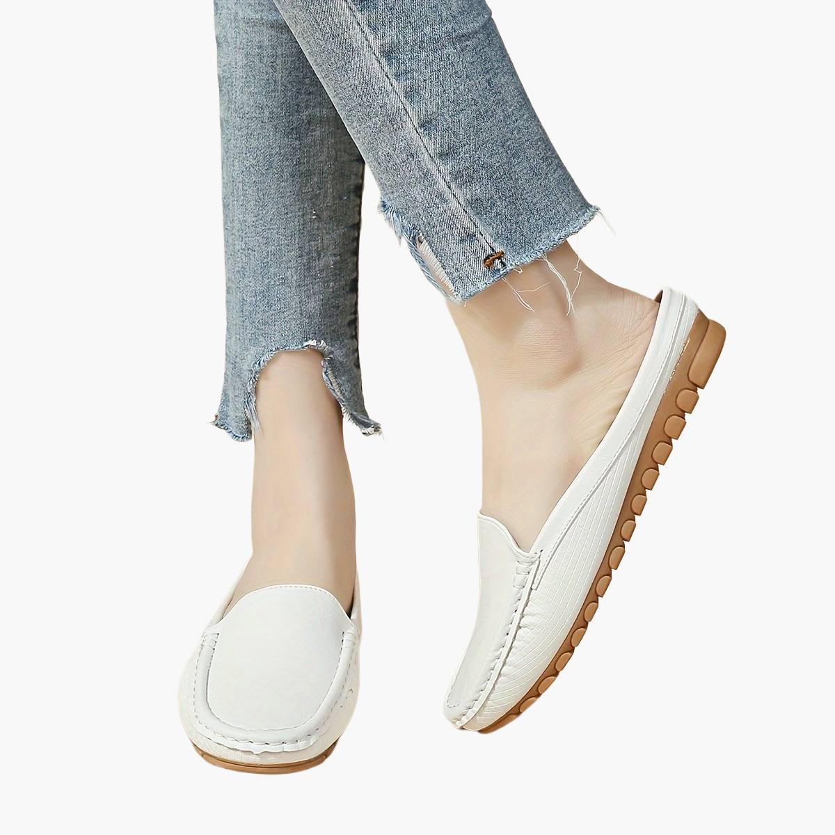 Damloafers med klassisk preppy-stil och komfort för vardagsbruk