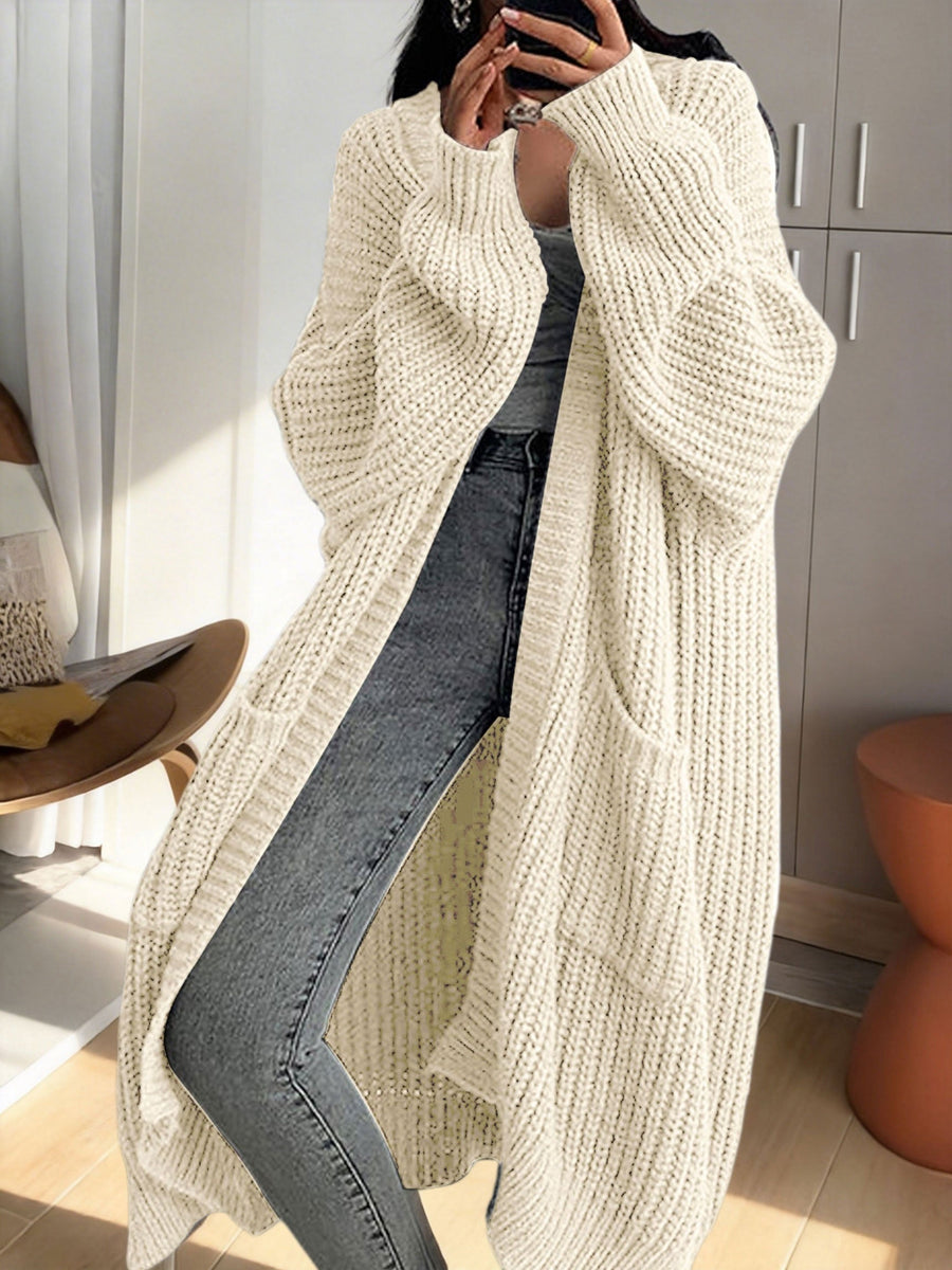 Women's Oversized Longline Knit Cardigan