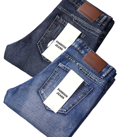 Herr Jeans Slim Fit Vardagsbyxa Modern Stil Weekend Casual