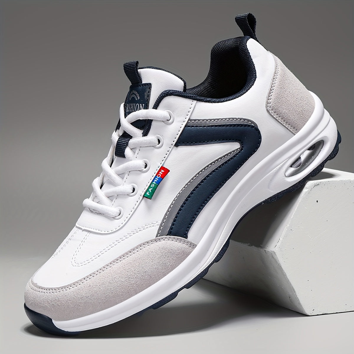 Herr Sneakers Sportiga Fritidsskor med Modern Design för Vardag och Träning