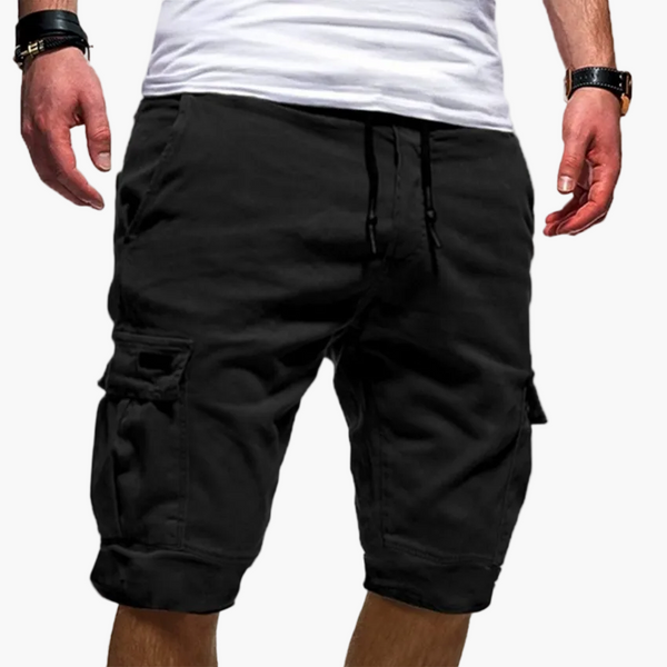 Herr Cargo Shorts – Avslappnad och Funktionell för Vardagsbruk och Utomhusaktiviteter