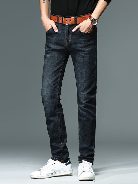 Herr Jeans Slim Fit Vardagsbyxa Modern Stil Weekend Casual
