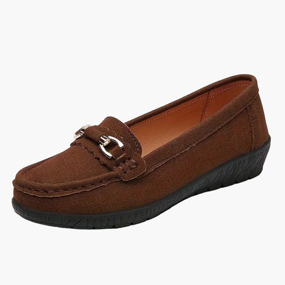 Damers eleganta vardagsloafers med trendig design och komfortsula