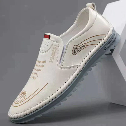 Henry – Andas Halkfria Skinnsneakers för Herr