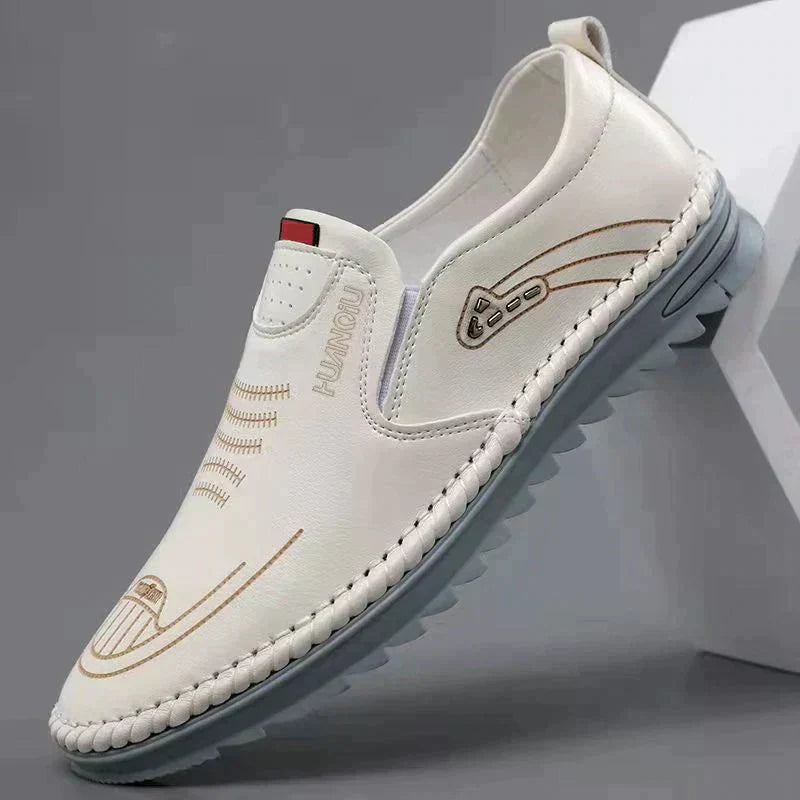 Henry – Andas Halkfria Skinnsneakers för Herr
