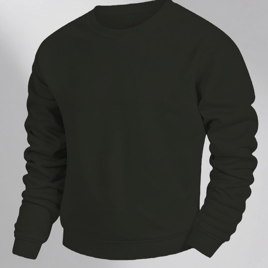 Men's Classic Crewneck Pullover Sweatshirt