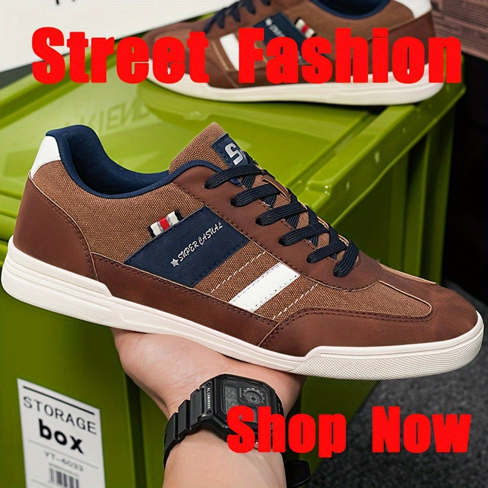 Herr Sneakers Sportig Vardagssko Retro Stil för Daglig Användning