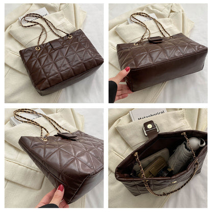 Victoria – Trendig Chict Chanel-stil Rombformad Kedjeväska
