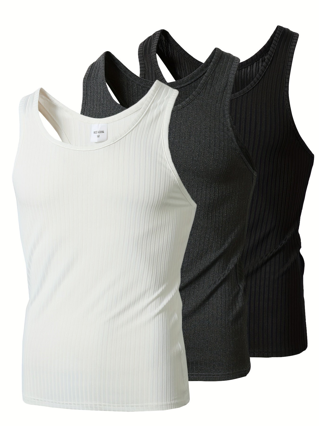 Herrlinnen 3-pack – Ribbad Sportig Stil för Träning & Vardag