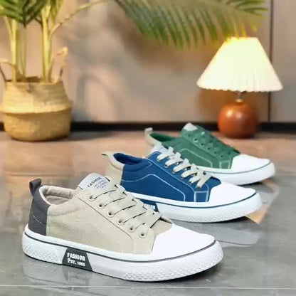 Herrsneakers i avslappnad streetstil för vardagsbruk och promenader