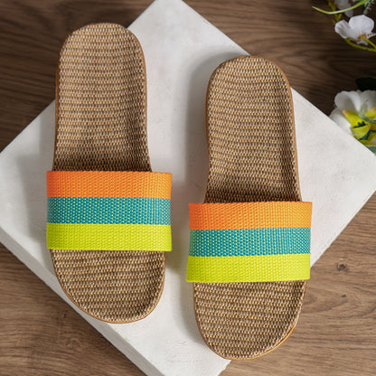 Dam Sandaler Slip-in Platta Häl Somriga Casual Tofflor
