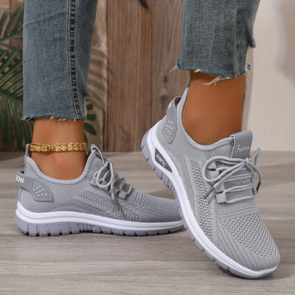 Dam Sneakers Sportiga Promenadskor Låg Modell för Vardag och Träning