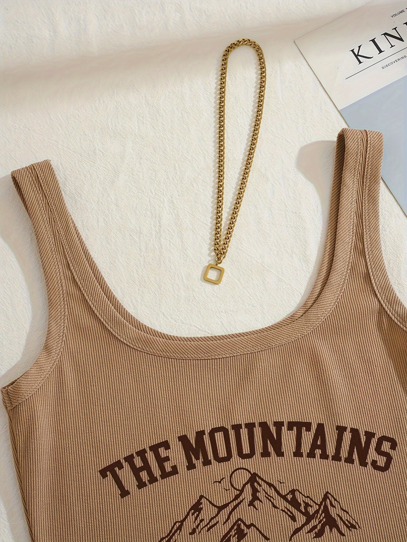 Damenset Sportigt Linne och Shorts – The Mountains Adventure – Fritid & Träning