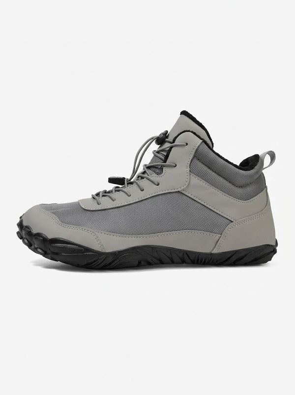 Mellanhöga Barfotaskor med Snabbkoppling Grå