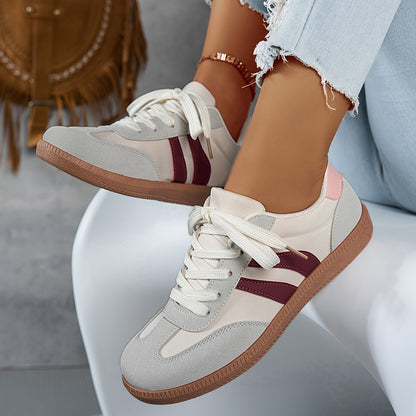 Dam Sneakers Retro Stil Vardagsskor Bekväma Träningsskor