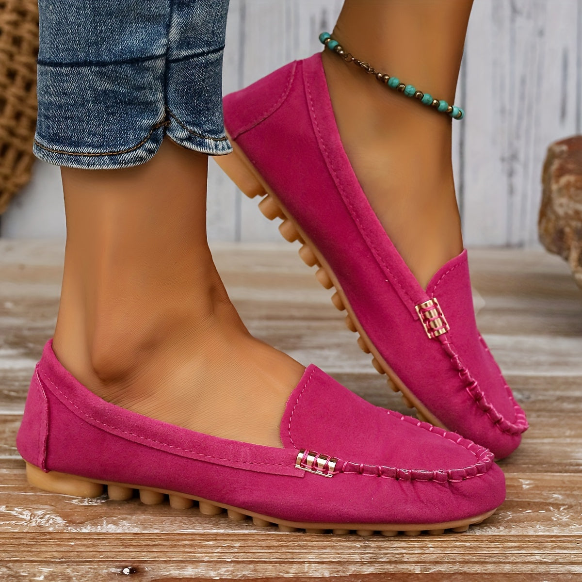 Damloafers Slip-on Klassiska Vardagsskor Bekväma och Stilrena