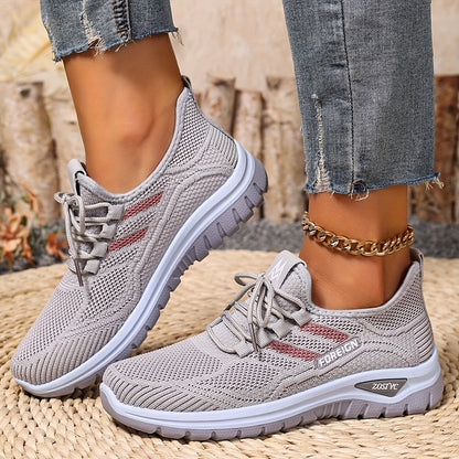 Dam Sneakers Sportiga Låga Löparskor Vardagsstil