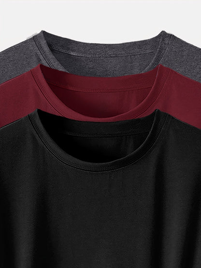 Dam T-shirt 3-pack – Klassisk Tidlös Stil för Vardagsbruk och Fritid