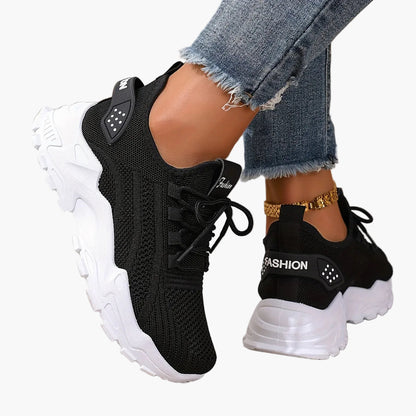 Dam Sneakers Sportig Stil Löparskor för Vardagsbruk och Träning
