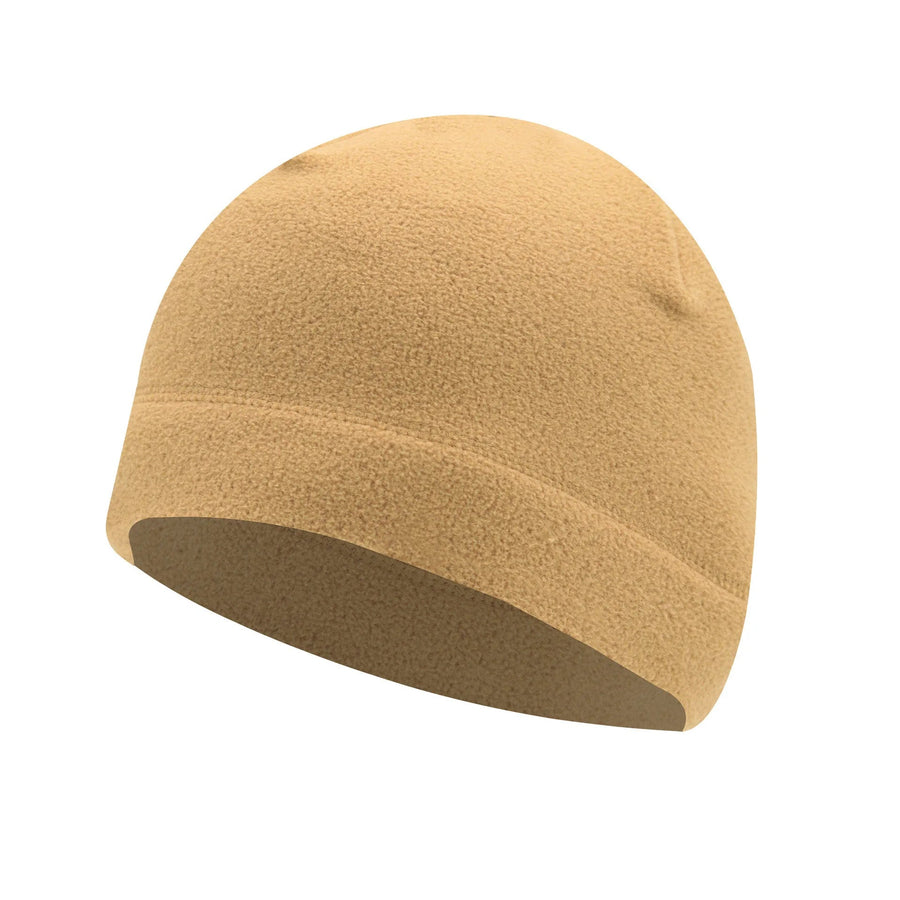 Fleece Beanie Mössa, Varm, Mjuk, Enkelfärgad